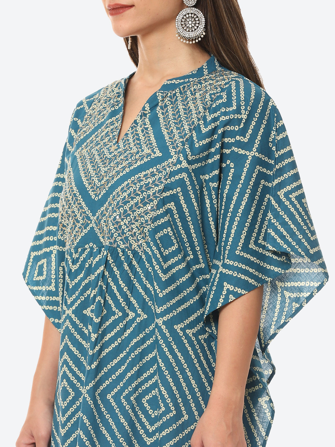 Printed Cotton Kaftan Kurta