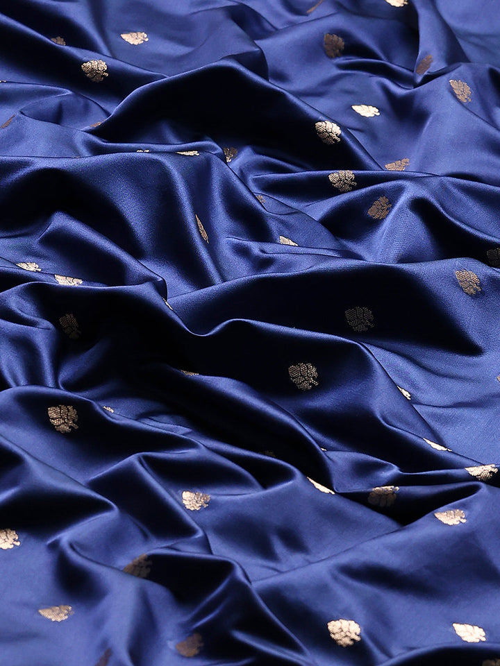 Zari Border Booti Art Silk Woven Saree