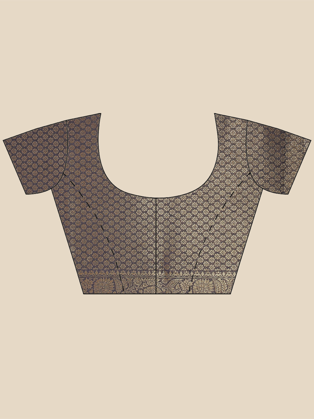 Zari Jaal Woven Handloom Saree