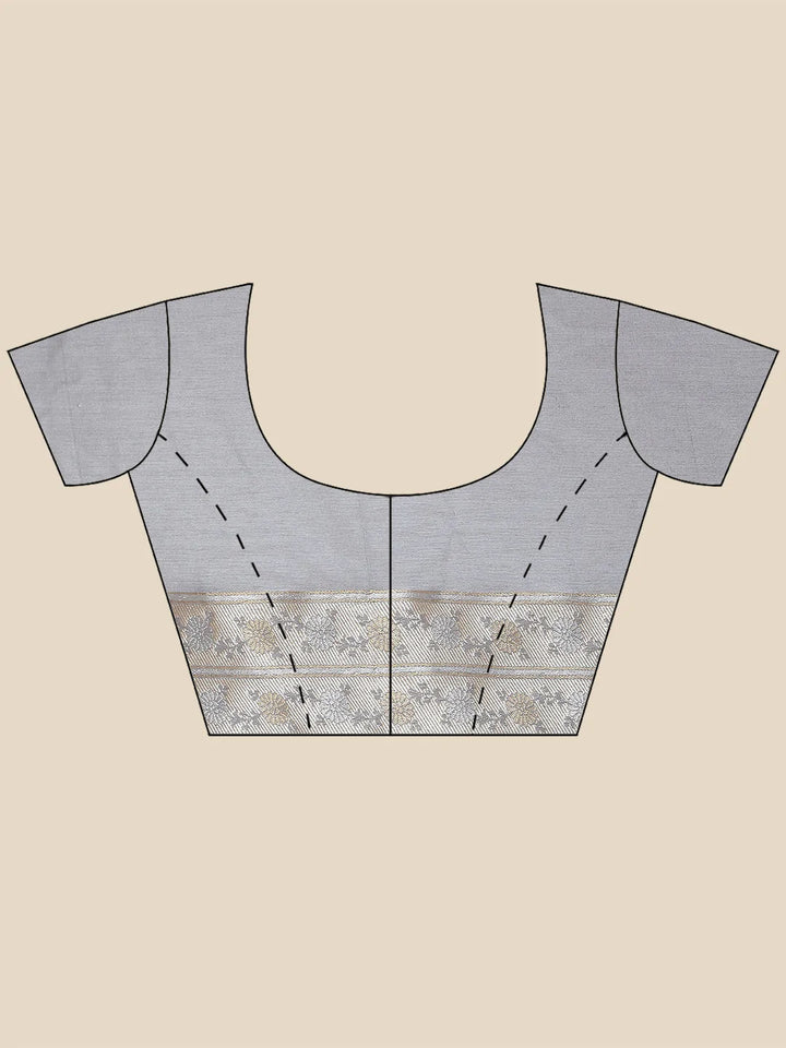 Zari Jaal Handloom Woven Saree