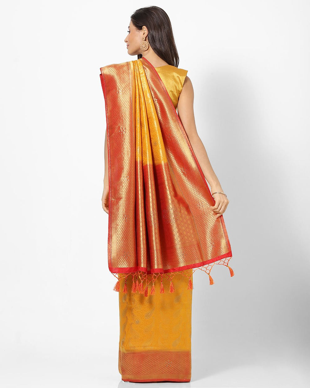 MBZ Meena Bazaar-Woven Art Handloom Saree