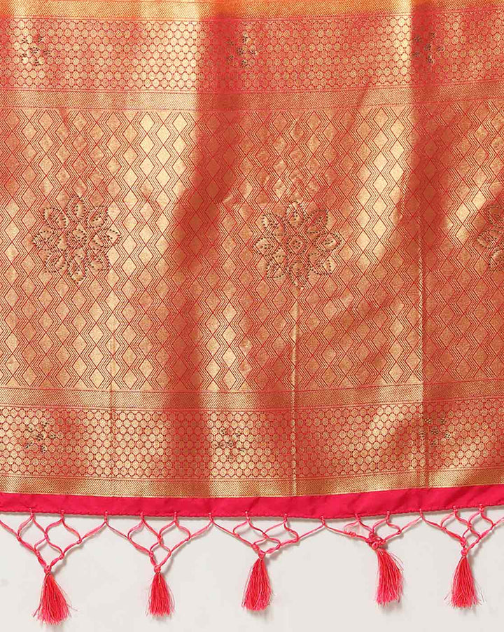 MBZ Meena Bazaar-Woven Art Handloom Saree