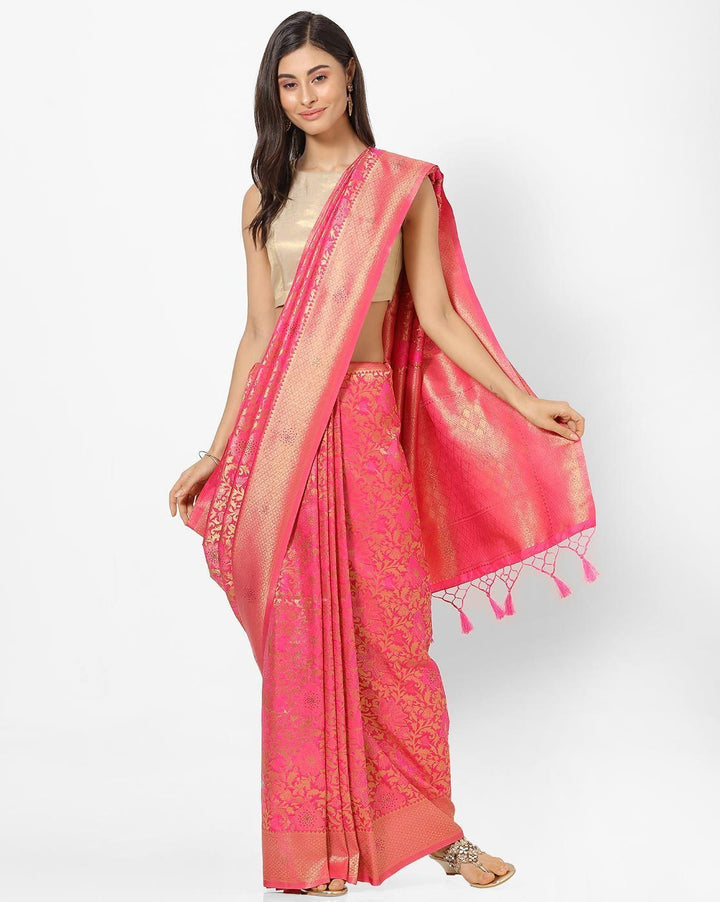 MBZ Meena Bazaar-Art Handloom Saree