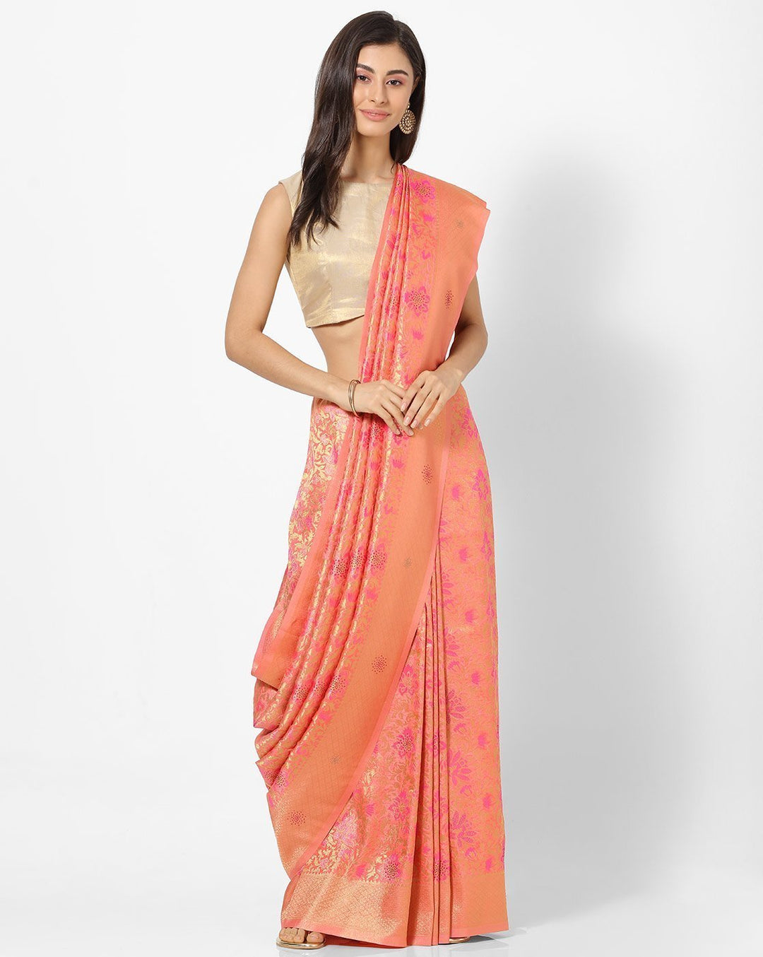 MBZ Meena Bazaar-Art Handloom Saree