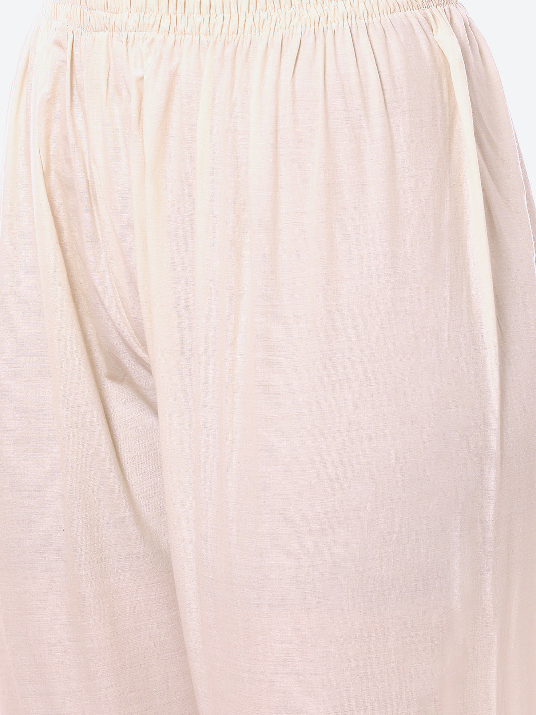 Zari Embroidered Cotton Kurta With Pant