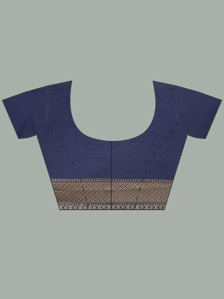 Resham Woven Design Cotton Blend Woven Saree