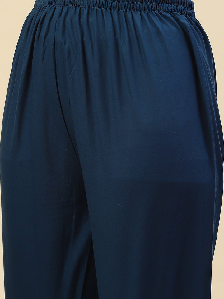 Gota Work Chanderi Kurta With Pants