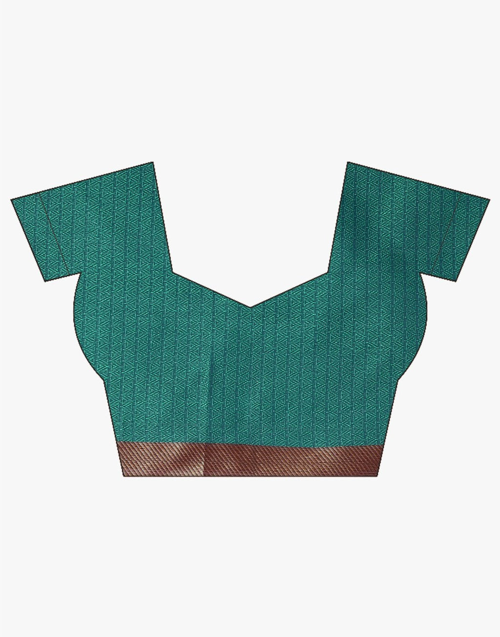 Green Cotton Woven Saree
