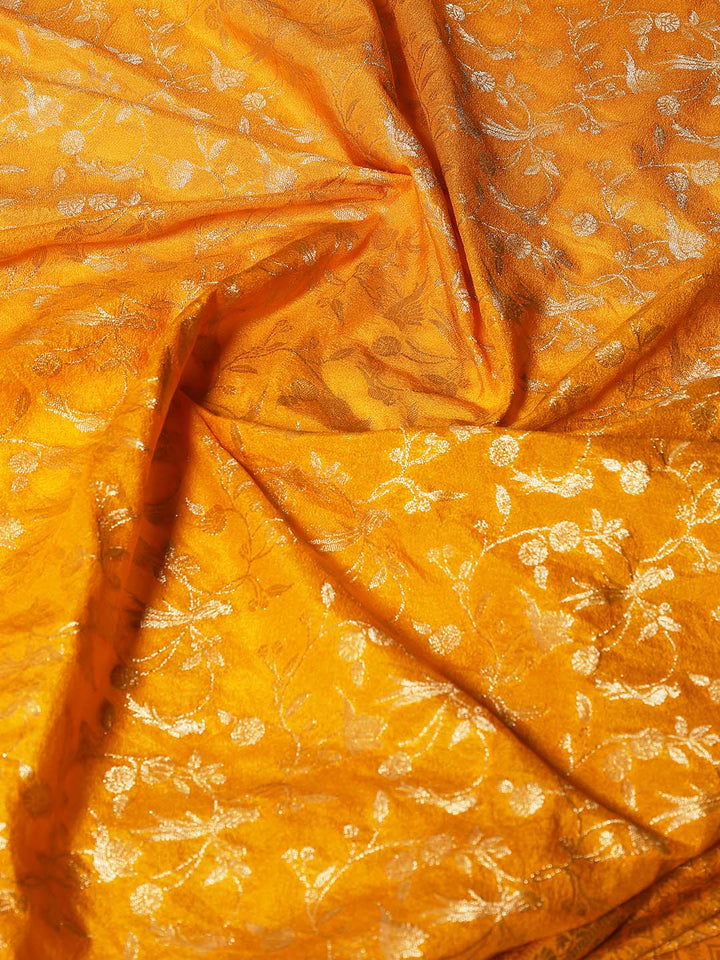 Zaari Jaal Woven Crepe Saree