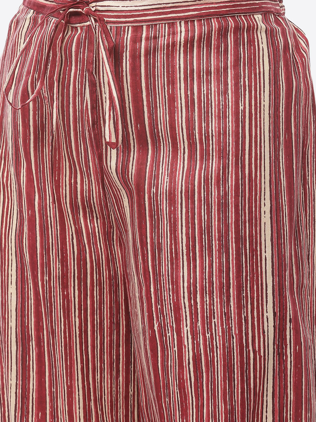 Printed Cotton Kurti With Afghani Pant
