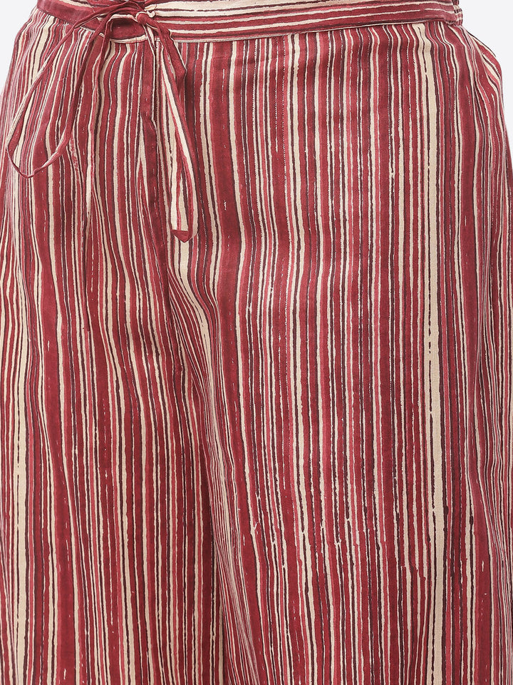 Printed Cotton Kurti With Afghani Pant