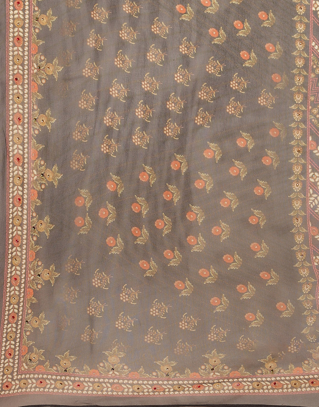 Digital Printed Crepe Salwar Kameez Stitched Suit With Georgette Dupatta