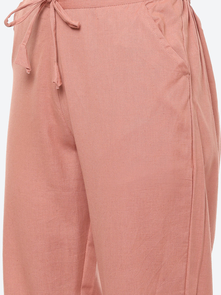 Printed Muslin Kurta With Pant