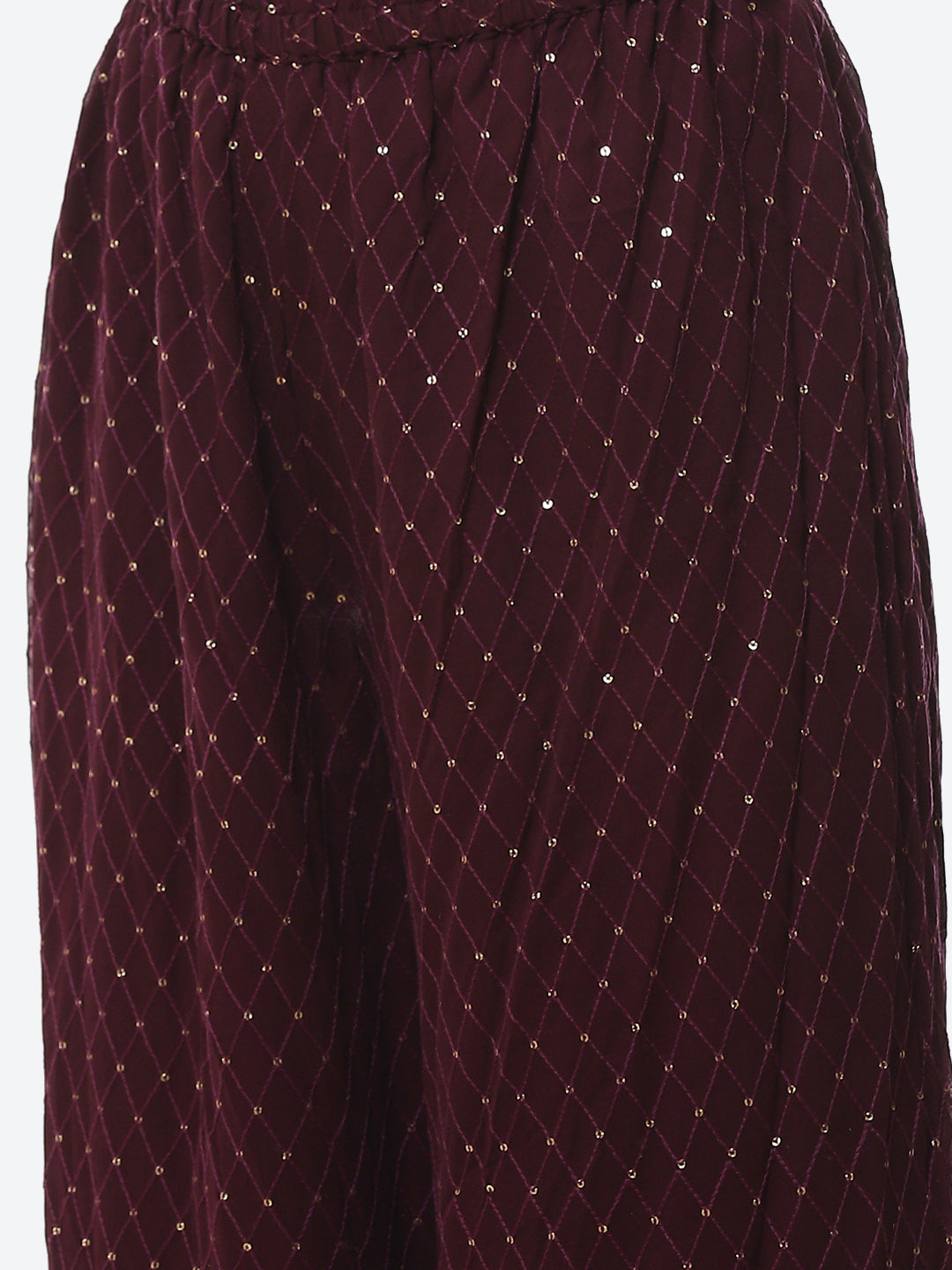 Embroidered Georgette Stitched Salwar Kameez With Net Dupatta
