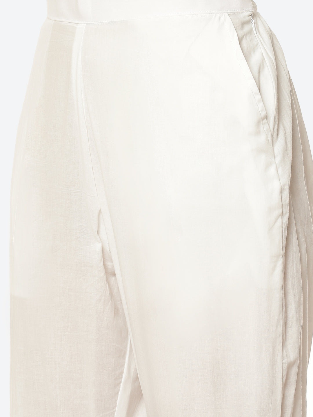 Printed Booti Chanderi Kurta With Pant