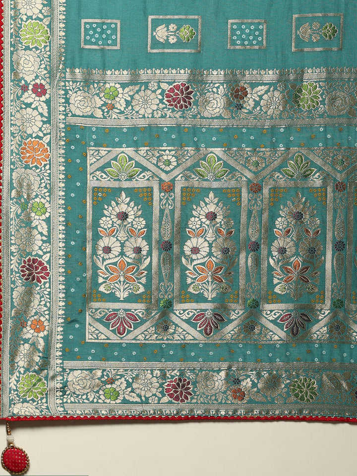 Embroidered Banarasi Saree