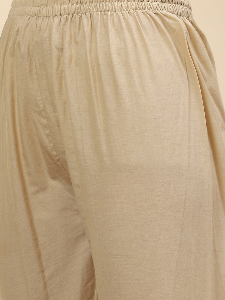 Sequin Embroidered Chanderi Kurta With Pants