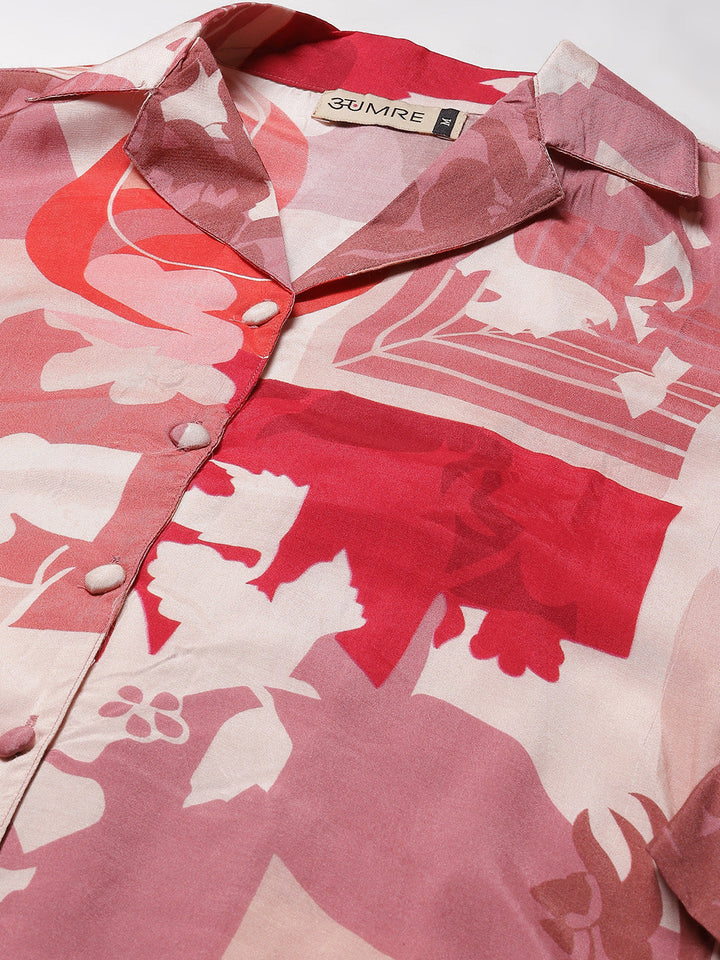 Printed Cotton Kurti With Pants
