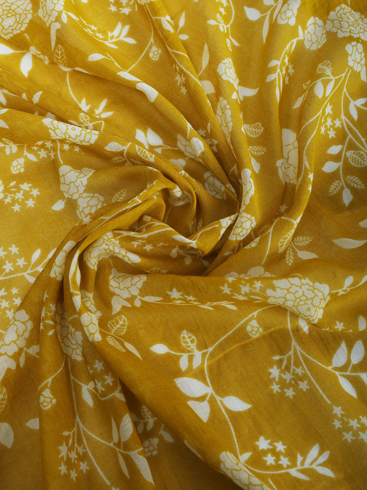 Printed Cotton Blend Kurta With Pant &amp; Dupatta