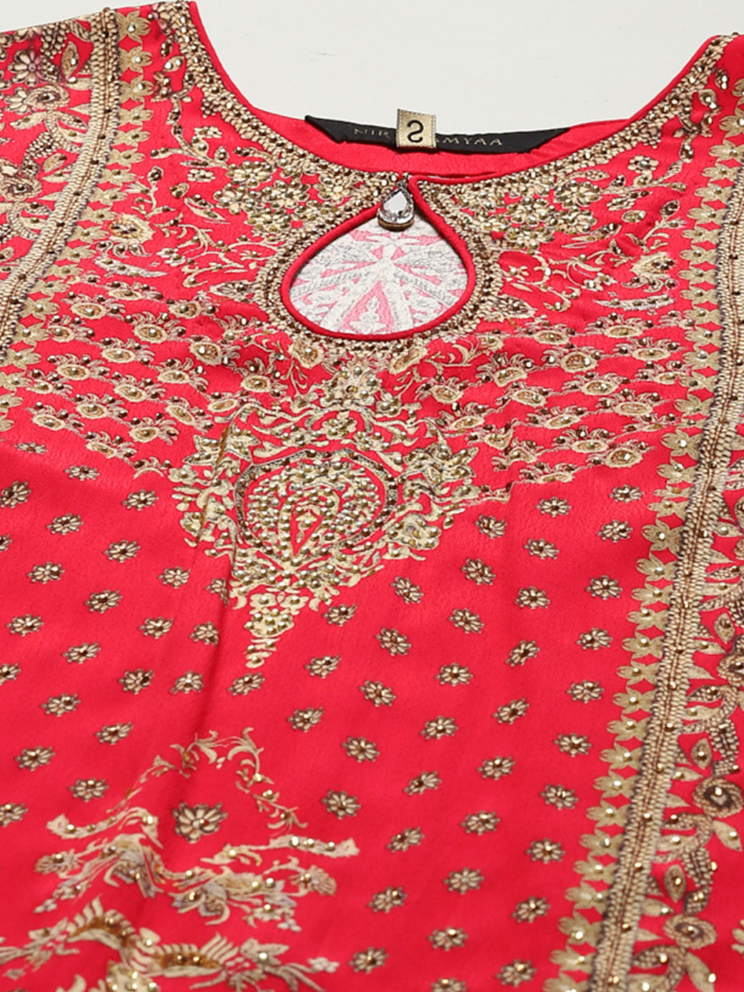 Digital Print Crepe Suit Set With Dupatta