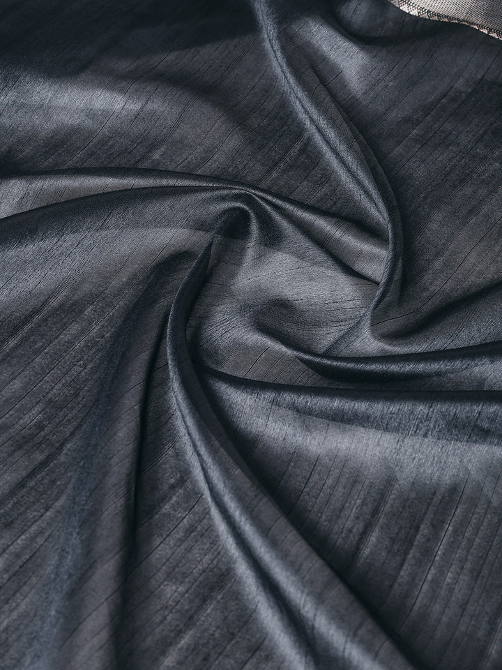 Plain Art slik Saree