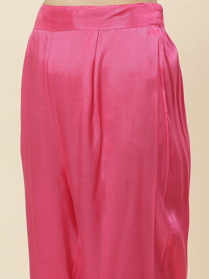 Printed Muslin Kurta With Pants