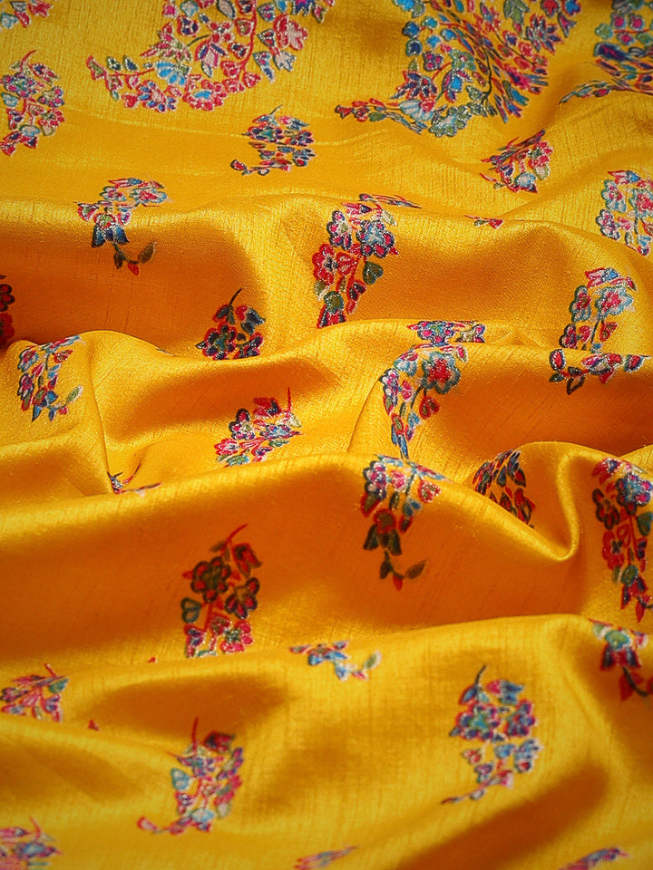 Digital Printed Art Silk Saree