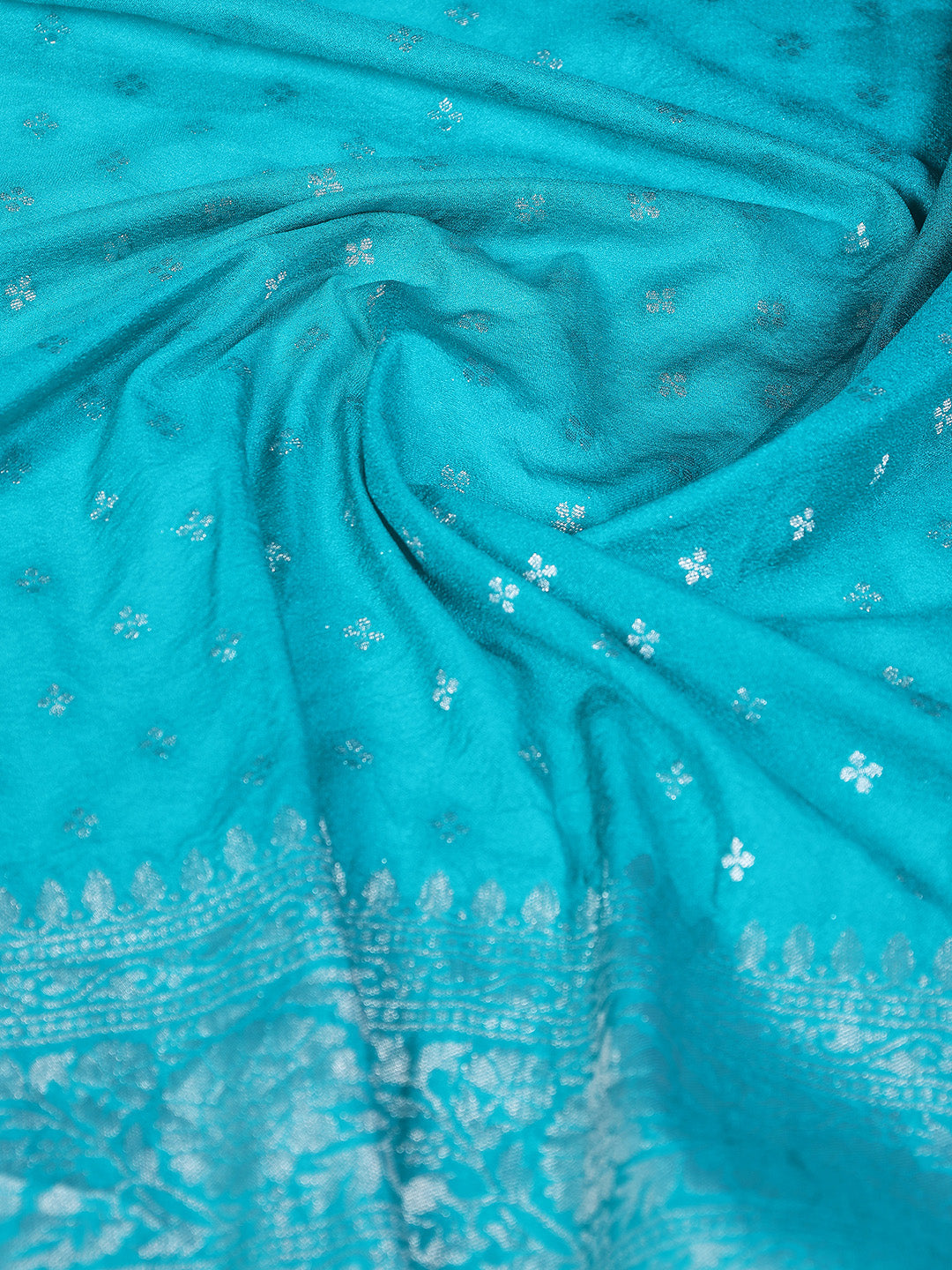 Zaari Jaal Crepe Saree