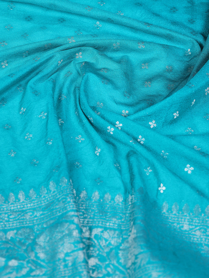 Zaari Jaal Crepe Saree