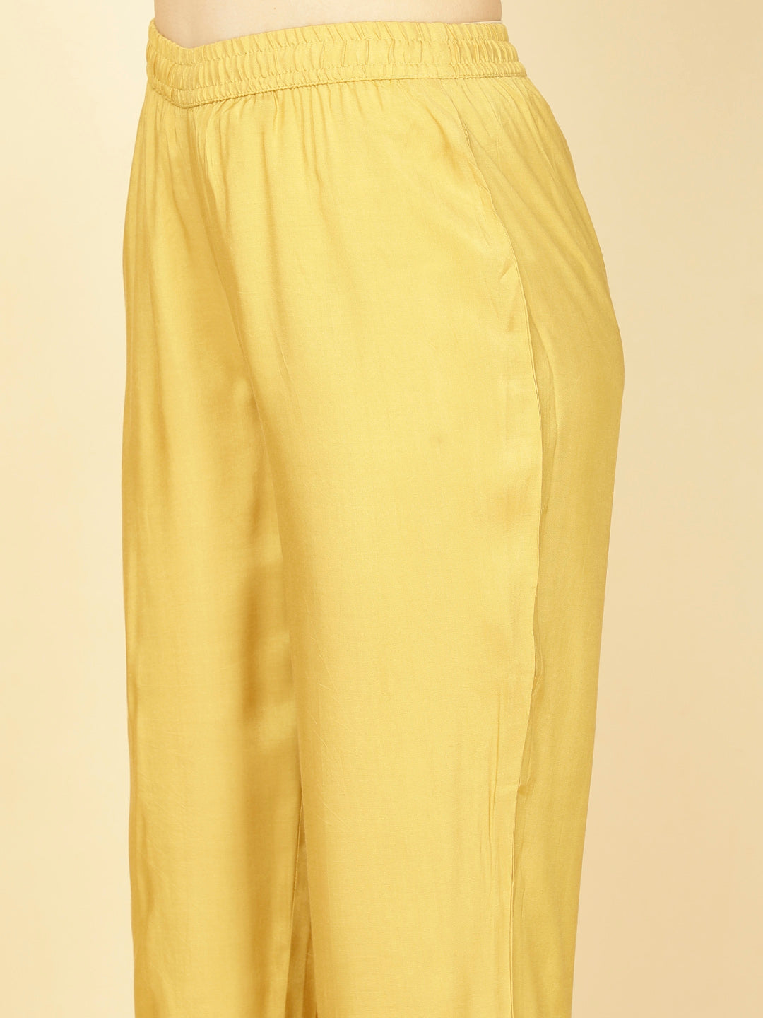 Floral Woven Tissue Kurta With Pants &amp; Dupatta