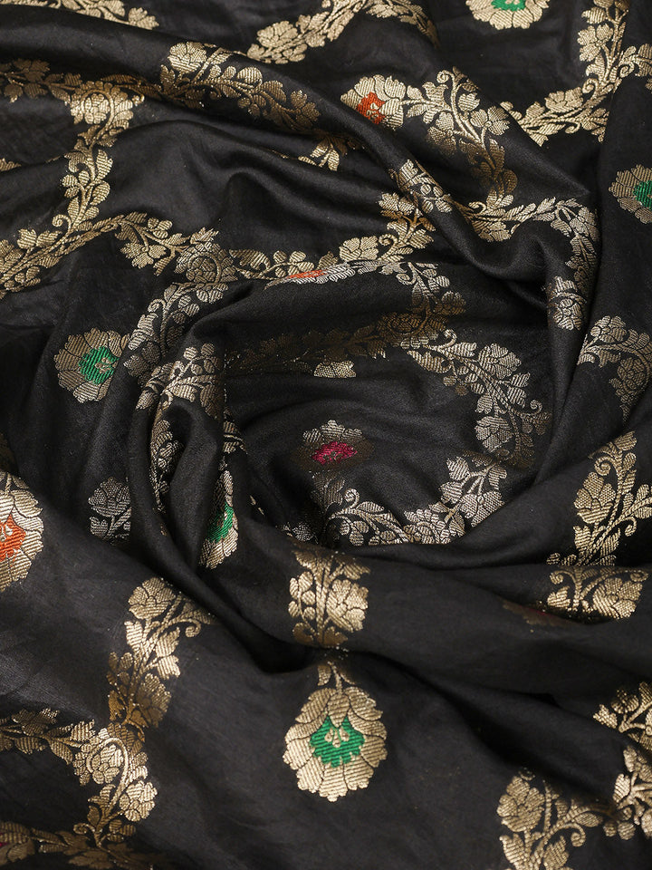 Zari Woven Cotton Blend  Saree