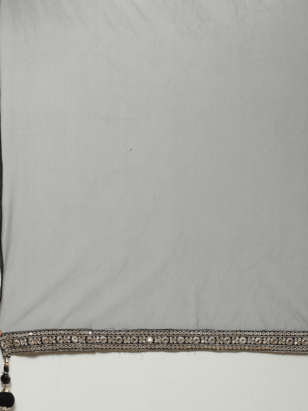 Zari Jaal Embroidered Georgette Kurta With Palazzo & Dupatta