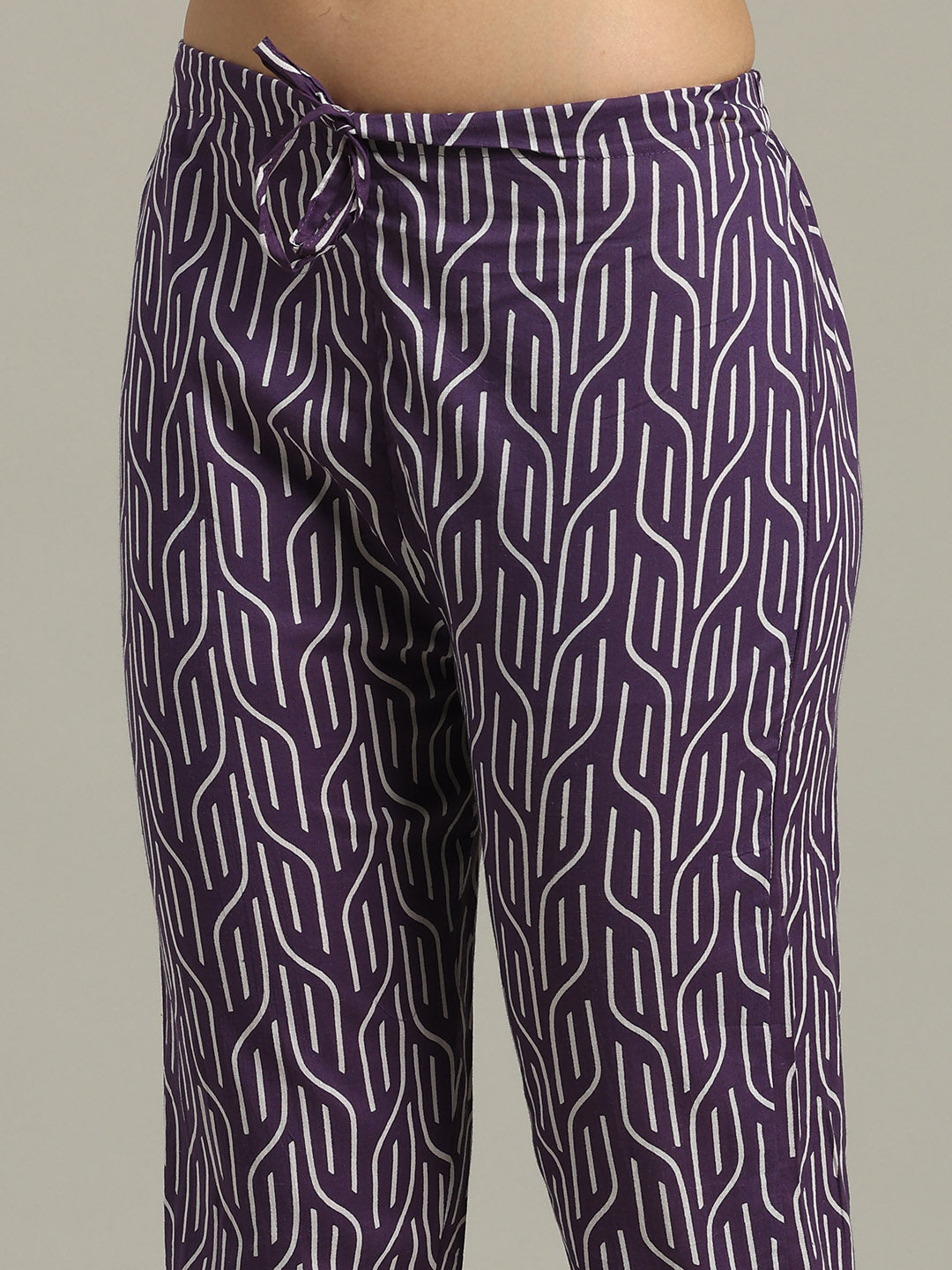 Floral Printed Cotton Blend Kurta With Pants &amp; Dupatta