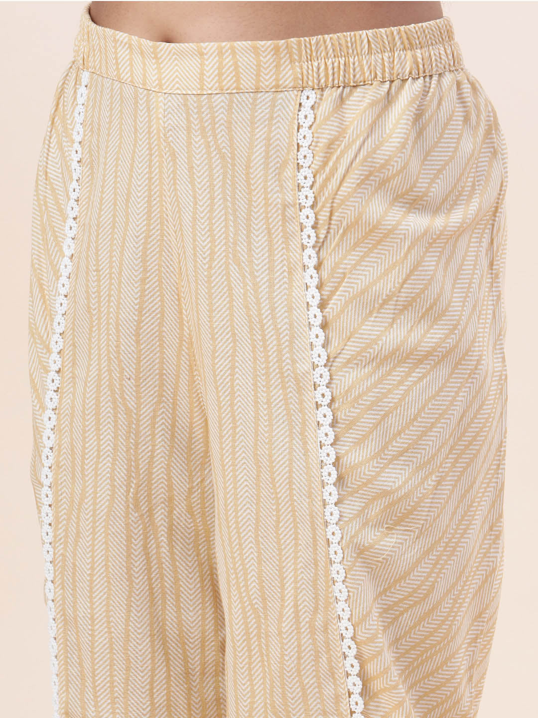 Printed Cotton Kurti With Dhoti Pants