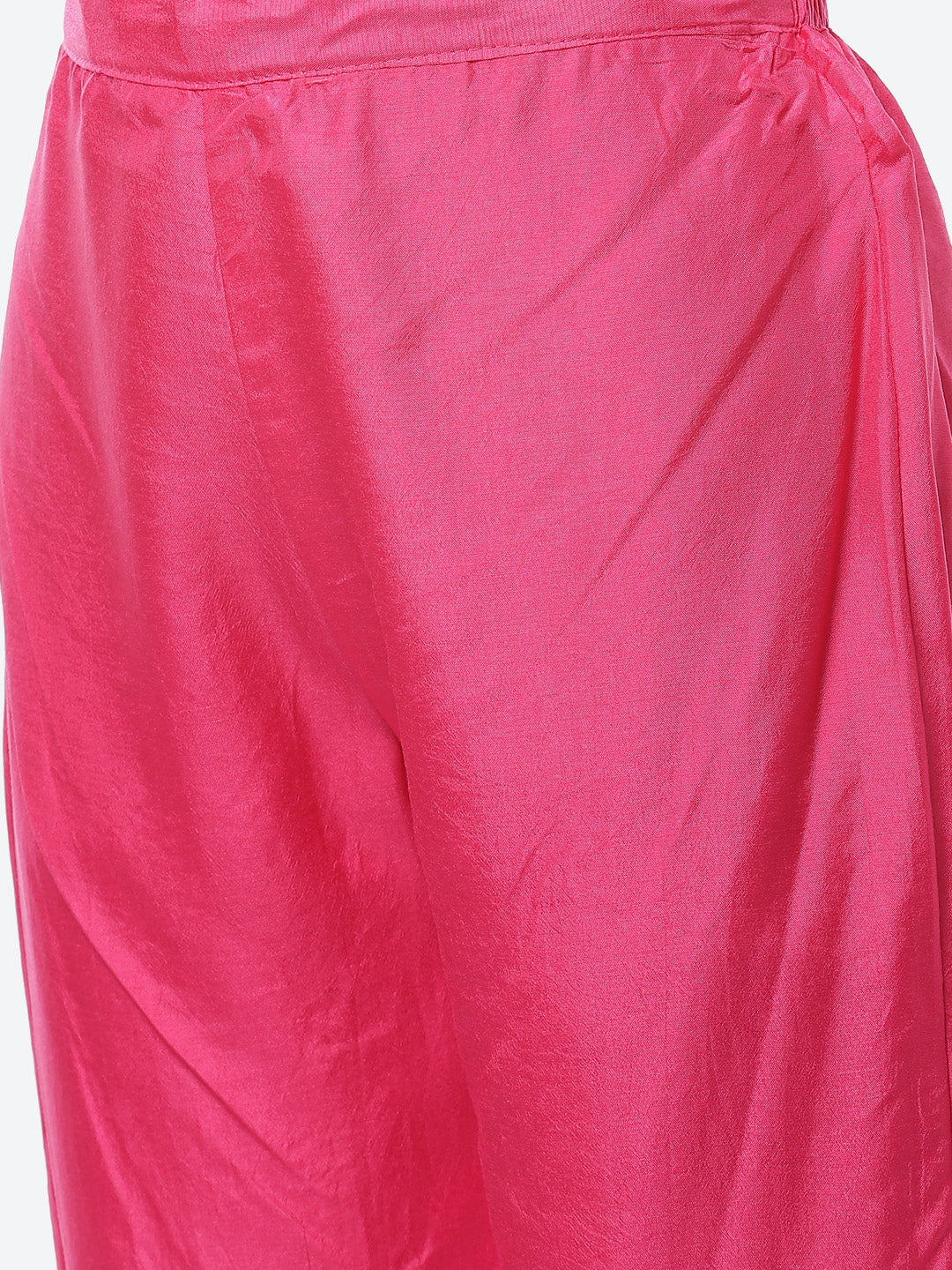 Gota Work Art Handloom Stitched Salwar Kameez With Chiffon Dupatta