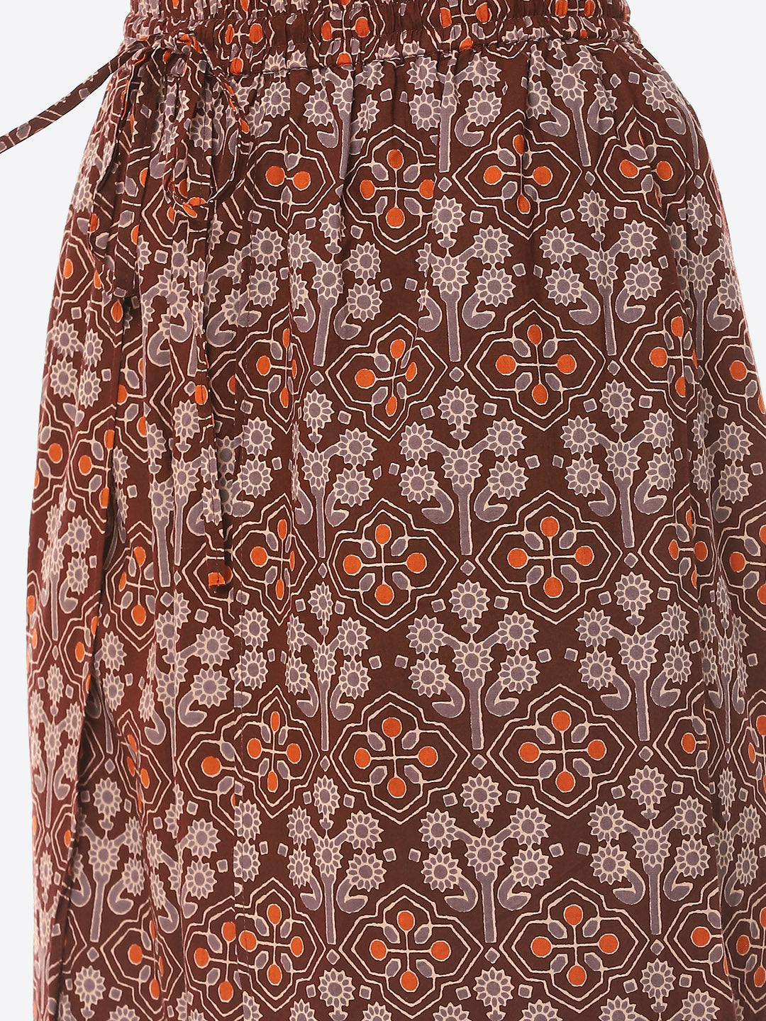 Printed Cotton Kurta With Dhoti