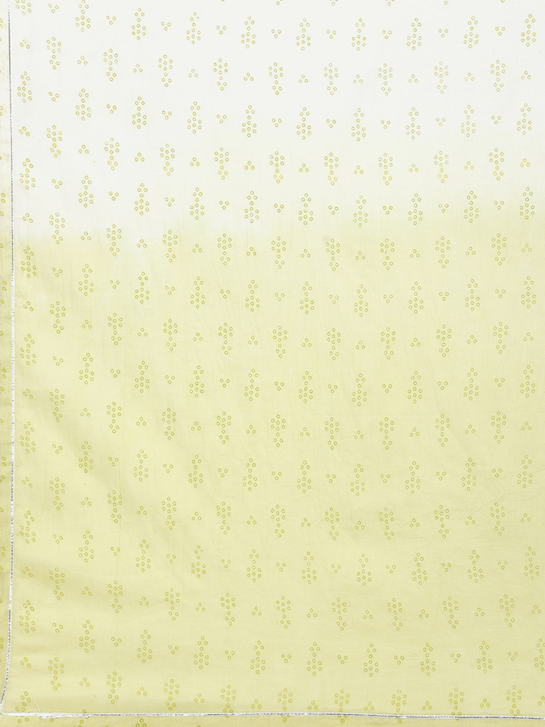 Bandhani Mirror Work Cotton Kurta With Pant &amp; Cotton Dupatta