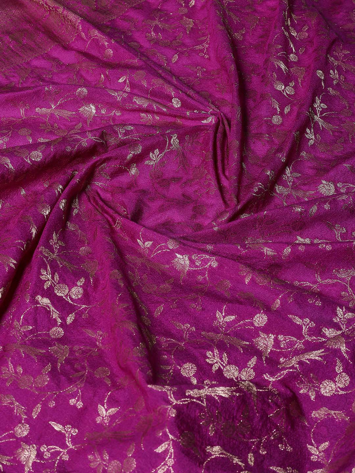 Zaari Jaal Woven Crepe Saree