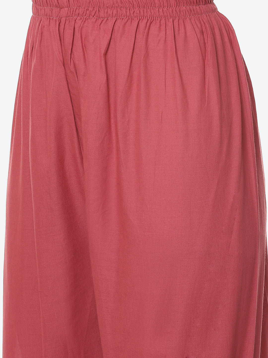 Zari Embroidered Printed Chanderi Kurta With Pant