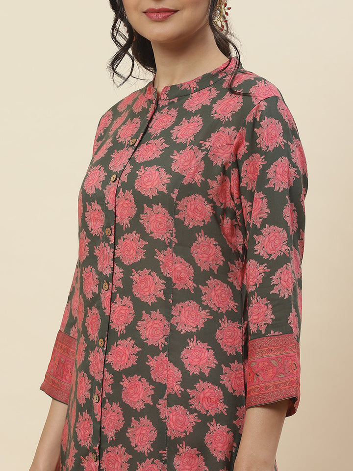 Printed Cotton Kurta