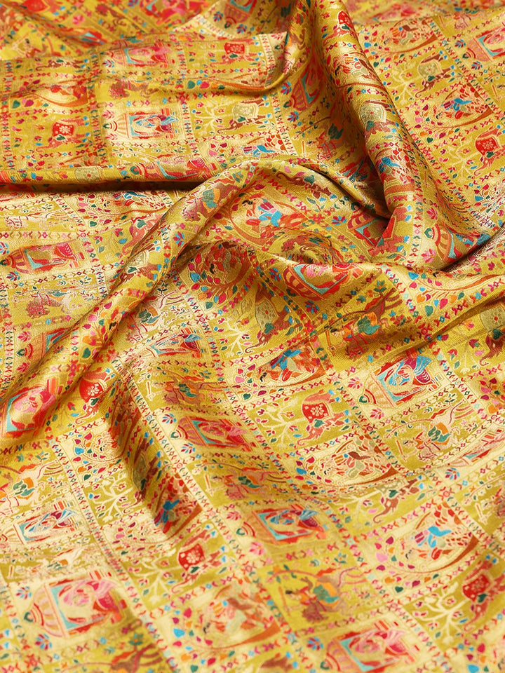 Woven Design Satin Saree