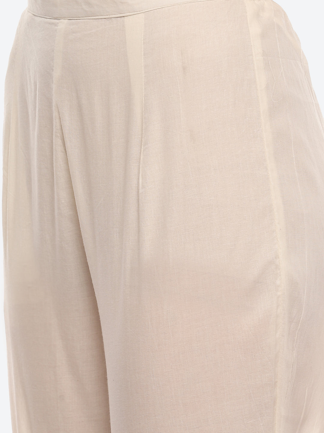 Thread Embroidered Cotton Kurta With Pant