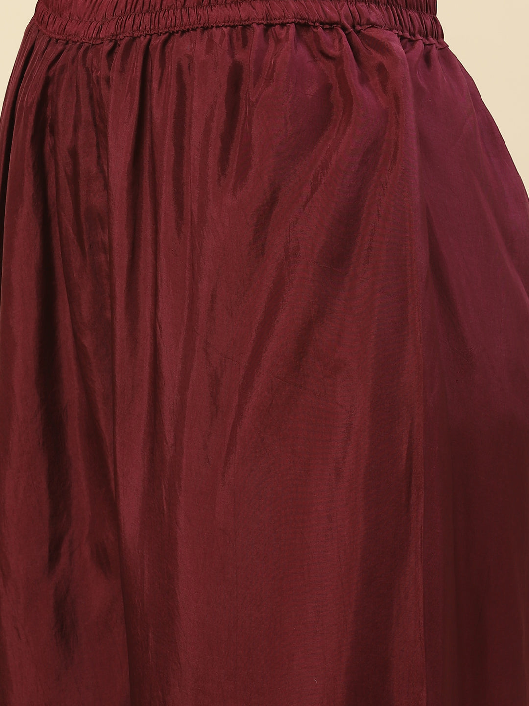 Sequence Embroidered Kurti With Palazzo