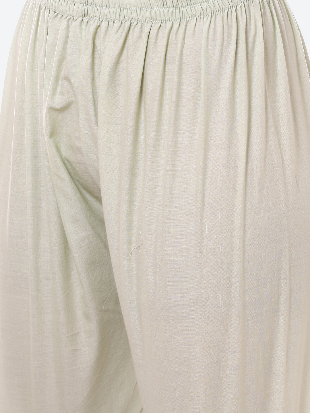 Ajrak Printed Cotton Anarkali With Palazzo