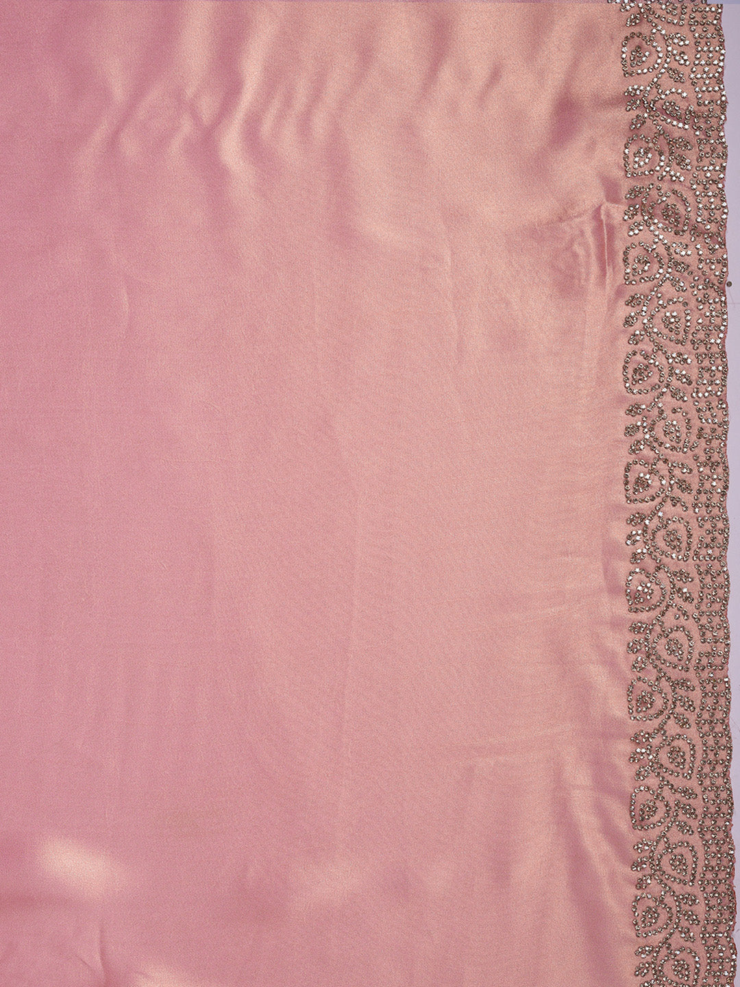 Embroidered Georgette Saree