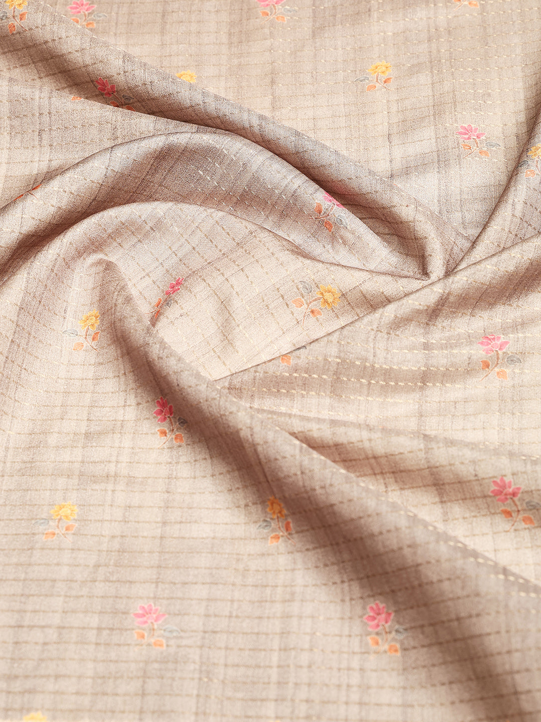Printed Tussar Saree