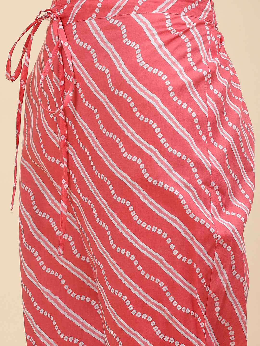 Printed Cotton kurta With Pants & Jacket