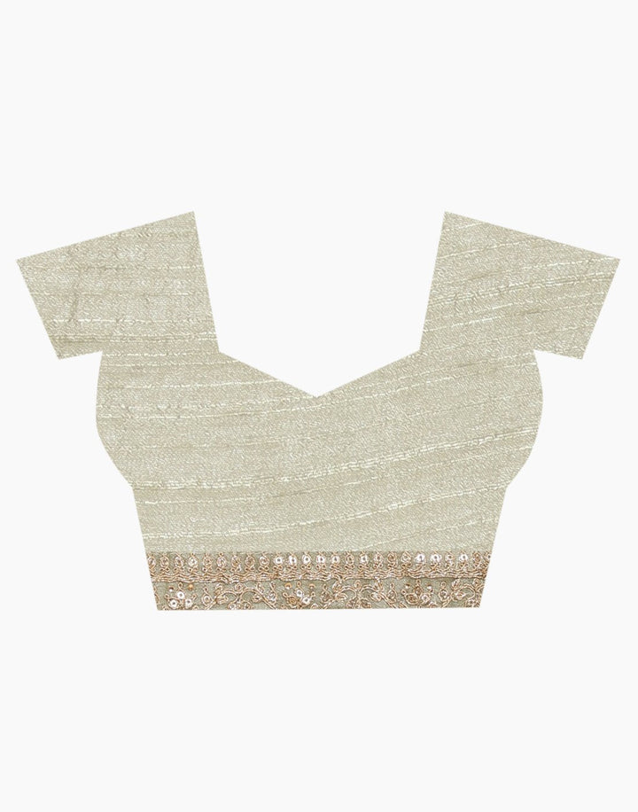 Dupi Silk Saree With Swaroski