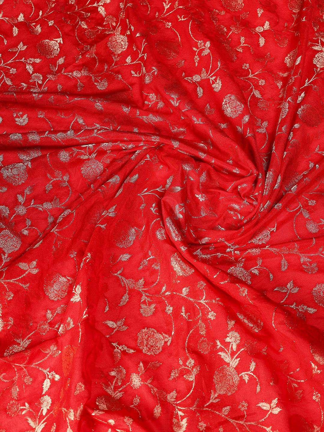 Plain Crepe Saree
