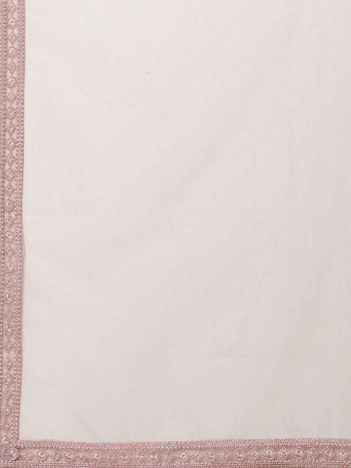 Embroidered Net Stitched Salwar Kameez With Net Dupatta